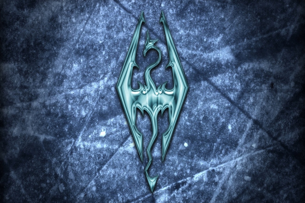 Skyrim Game Official Logo Wallpaper Best HD