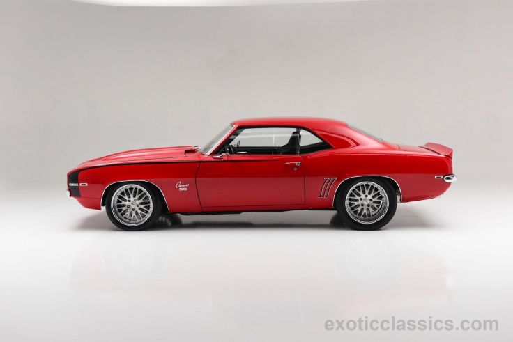 Chevrolet Camaro Ss Coupe Classic Cars Red Wallpaper Background