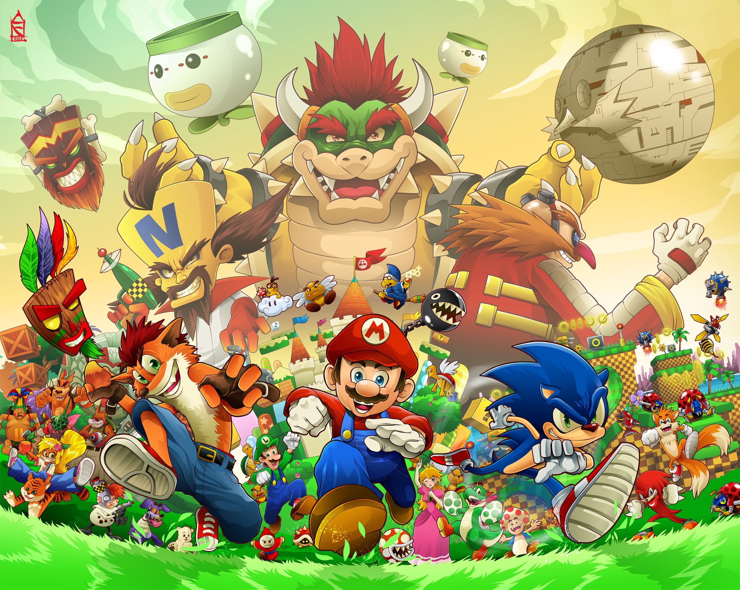 Nintendo Characters Desktop Wallpaper On