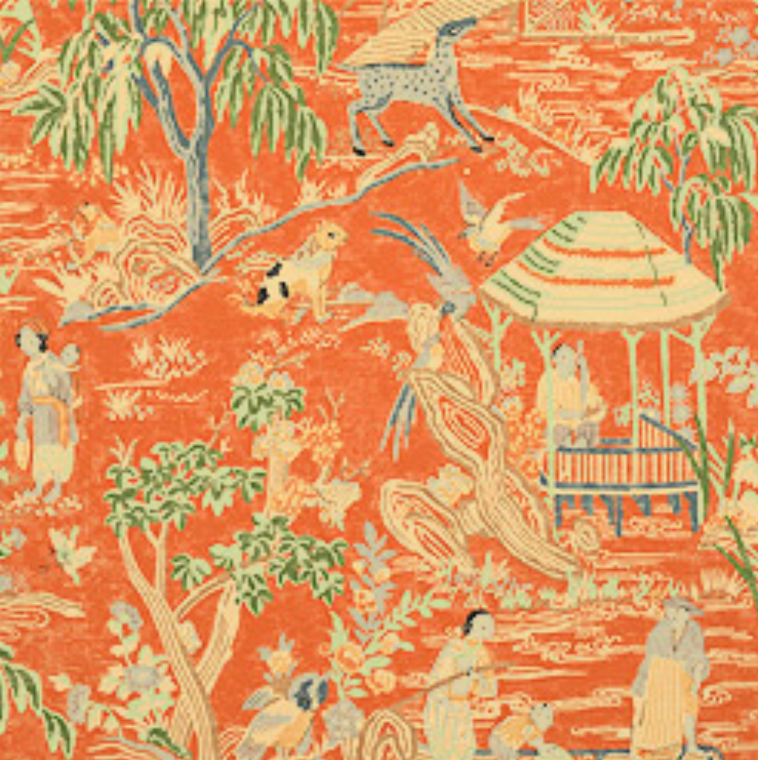Thibaut Fishing Village Wallpaper Home Decor Fabrics Surfaces