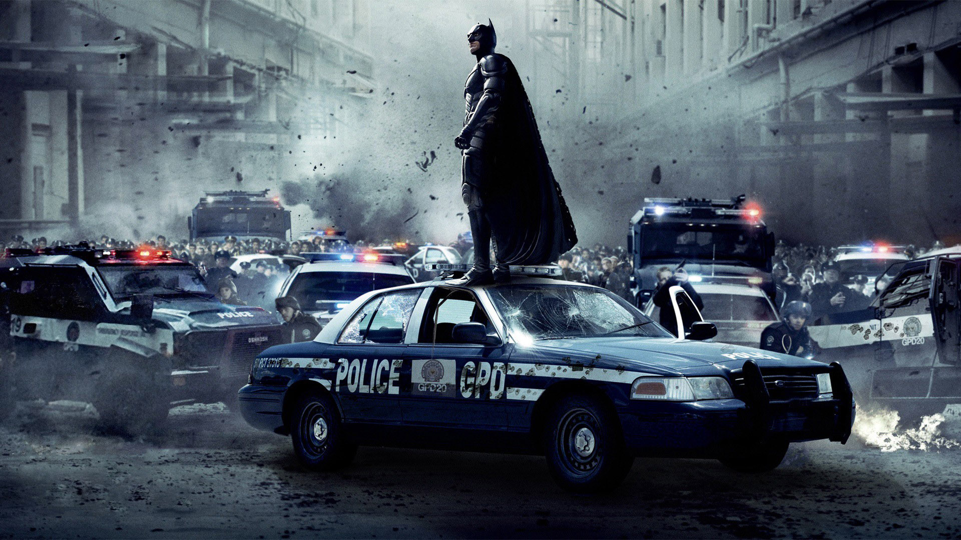 Wallpaper Batman On Police Vehicle Mac Background Cool