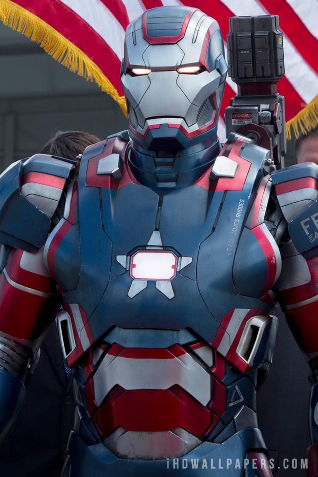 Free Download Iron Patriot Armor In Iron Man 3 Hd Wallpaper Ihd Wallpapers 640x960 For Your Desktop Mobile Tablet Explore 69 Iron Man Armor Wallpaper Iron Man Armor Wallpaper