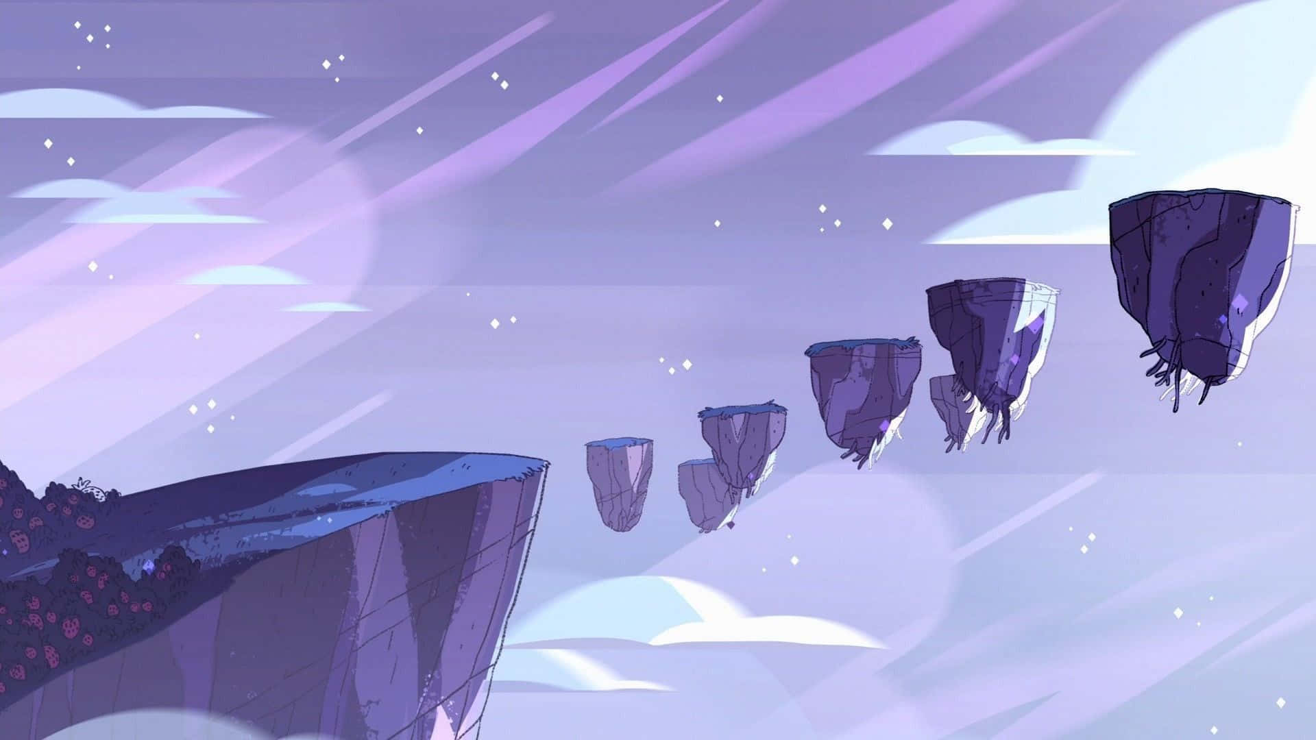 Purple Aesthetic Laptop Wallpaper