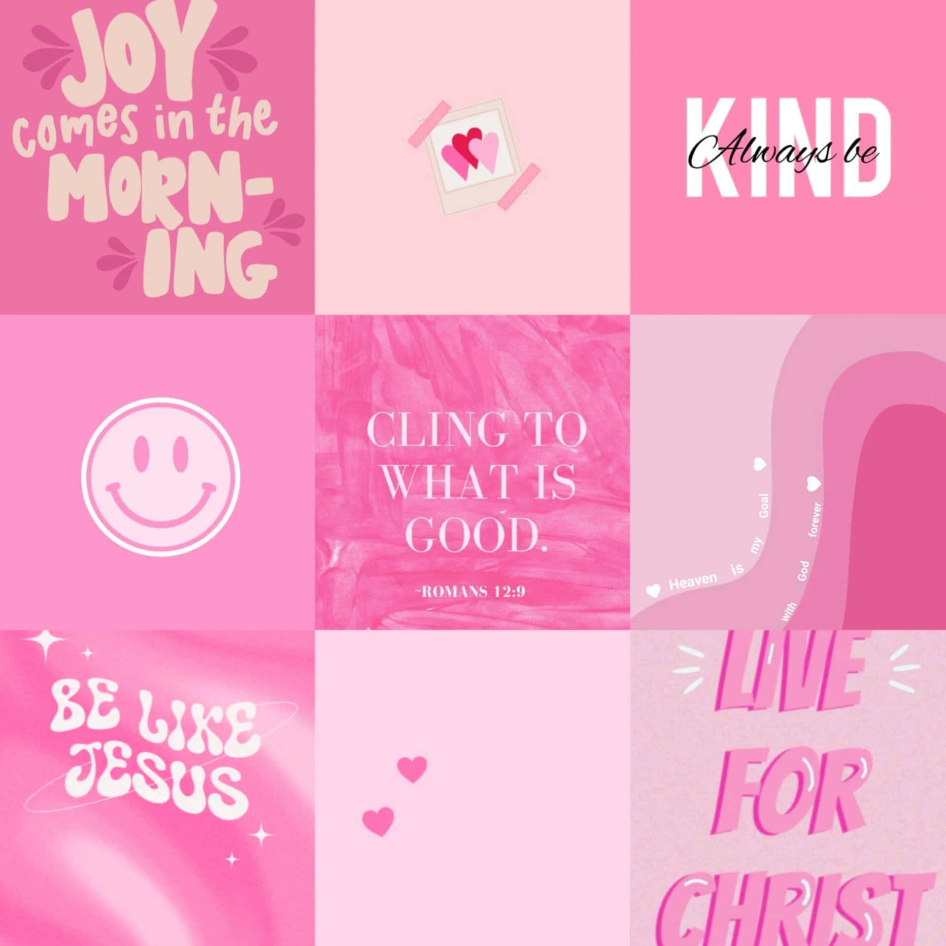 Pink Christian Wallpaper