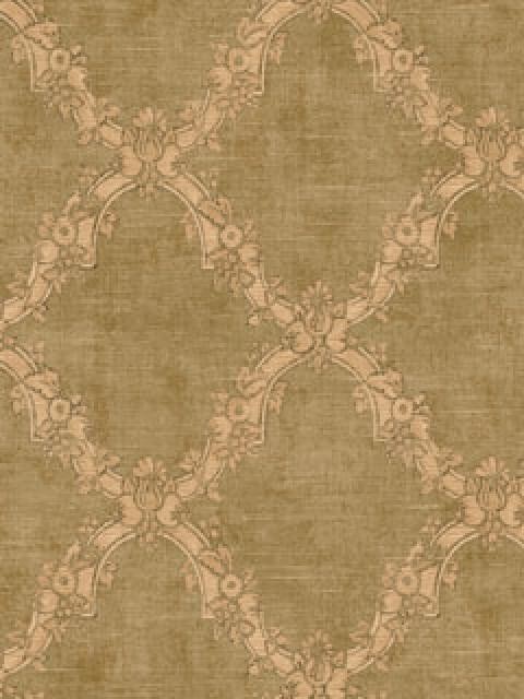 Agathius Lattice Wallpaper Green Traditional By