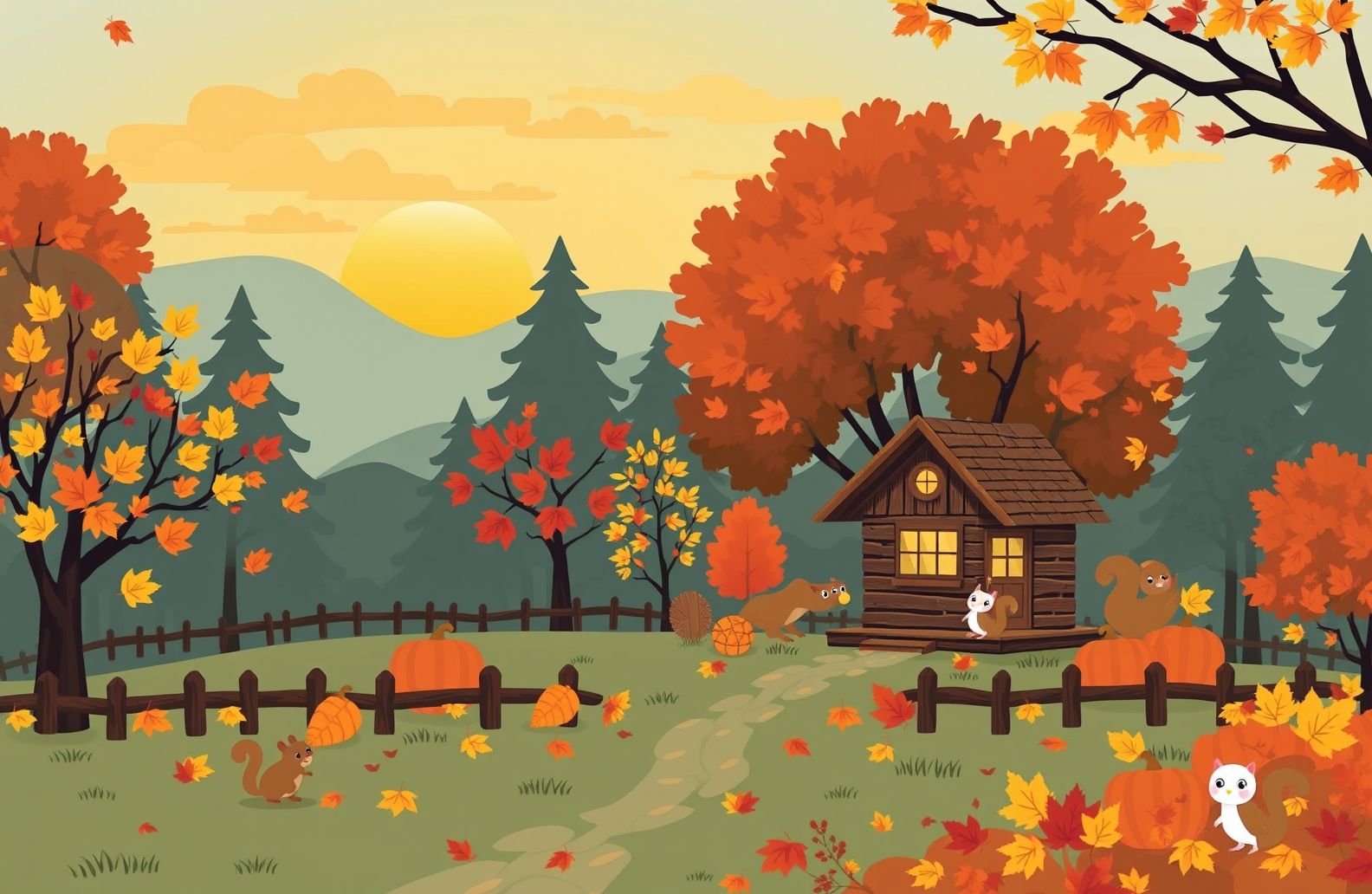 Cute Fall Wallpaper Background