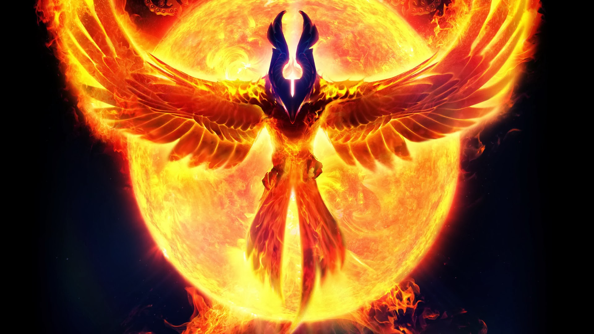 Phoenix Icarus Dota 2 5v Wallpaper HD
