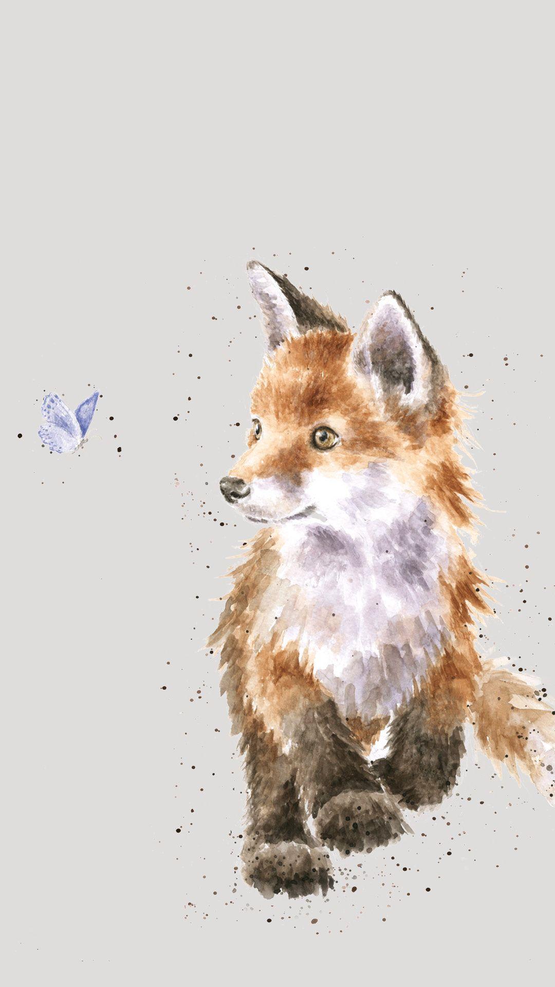 Whimsical Fox Wallpaper For Your Phone