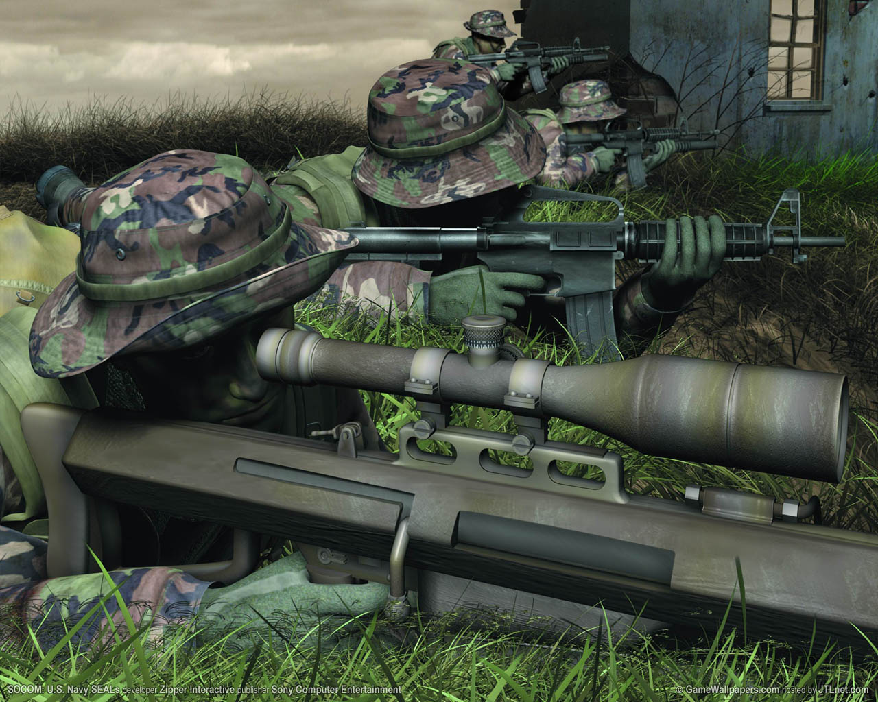 Wallpaper Us Navy Seals Anime