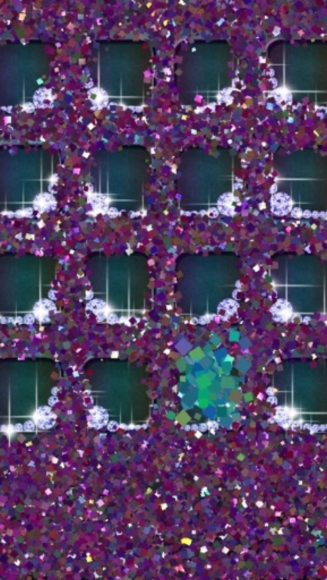 iPhone Wallpaper Purple Sparkle Bling