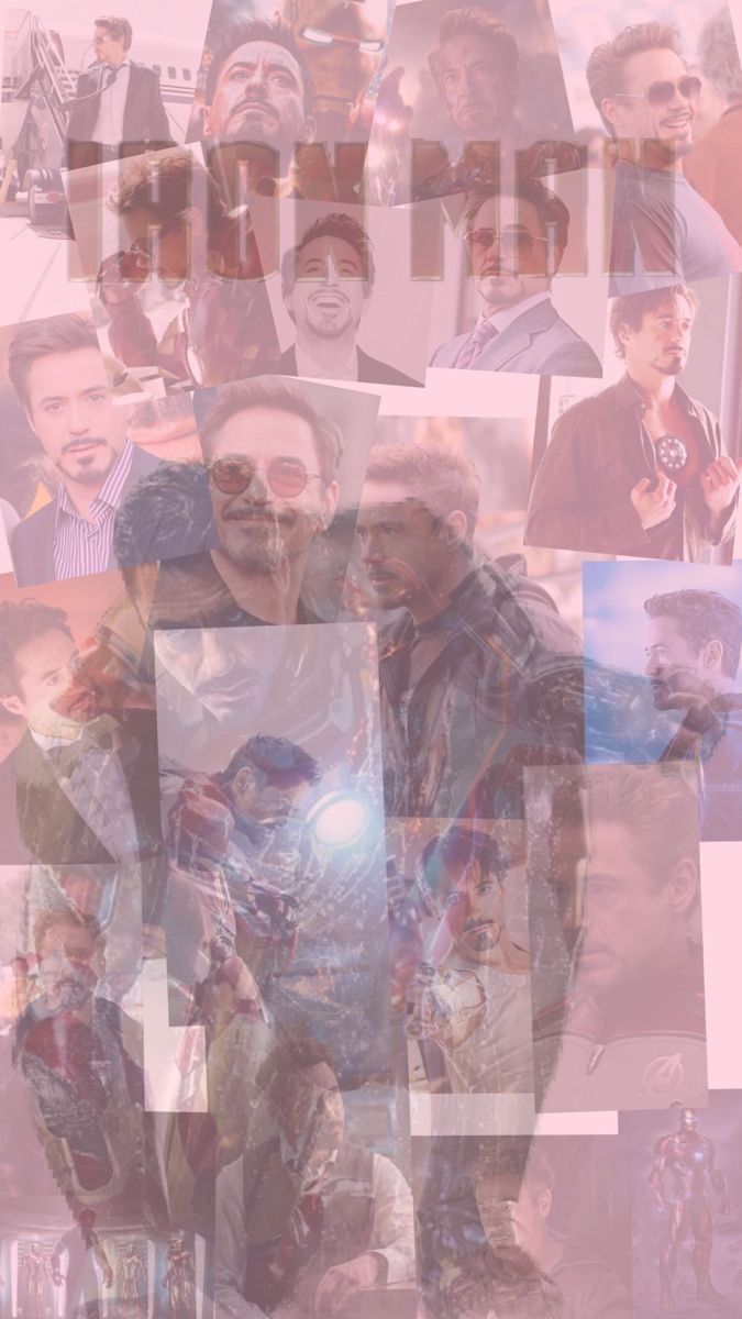 Tony Stark Aesthetic Pink Wallpaper In Avengers