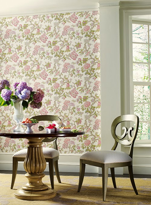 Wallpaper And Slipcovers Back In The Limelight Making A Strong