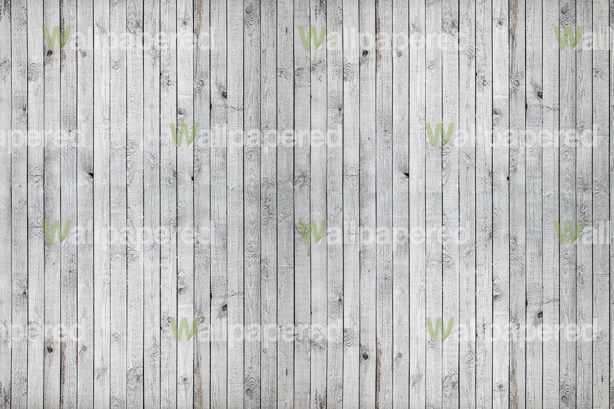 Weathered White Wood Wallpaper Textured Mural