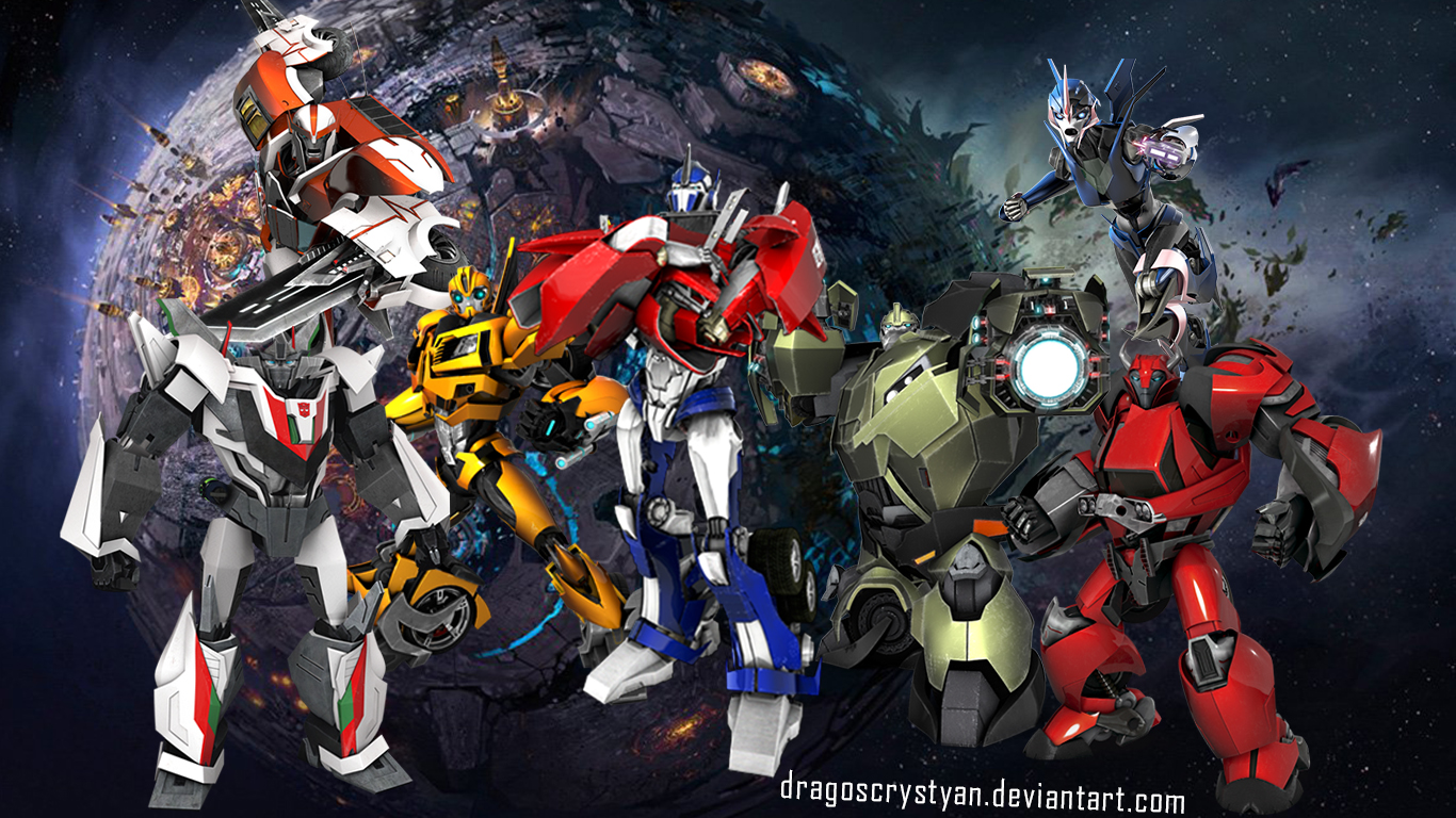 Transformers Prime Autobots By Dragoscrystyan Fan Art Wallpaper Movies