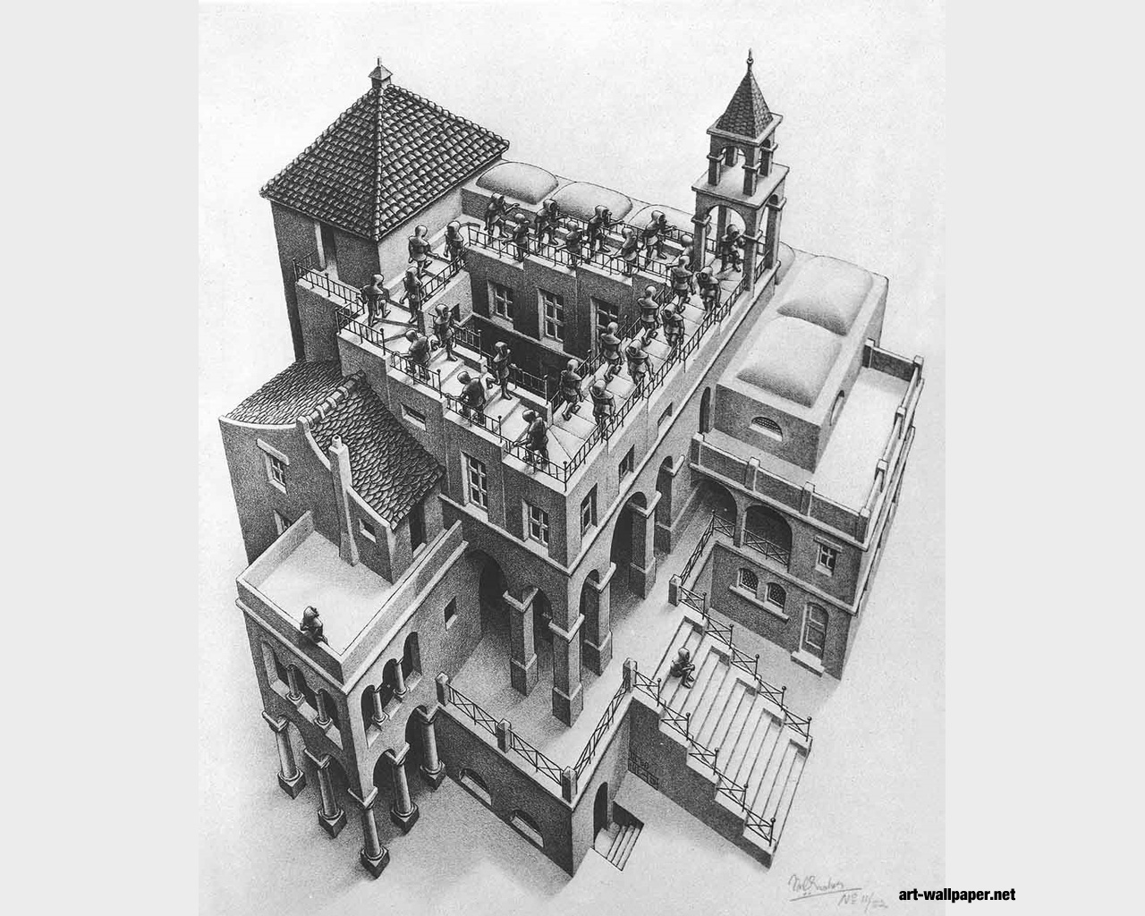 Escher Art Wallpaper