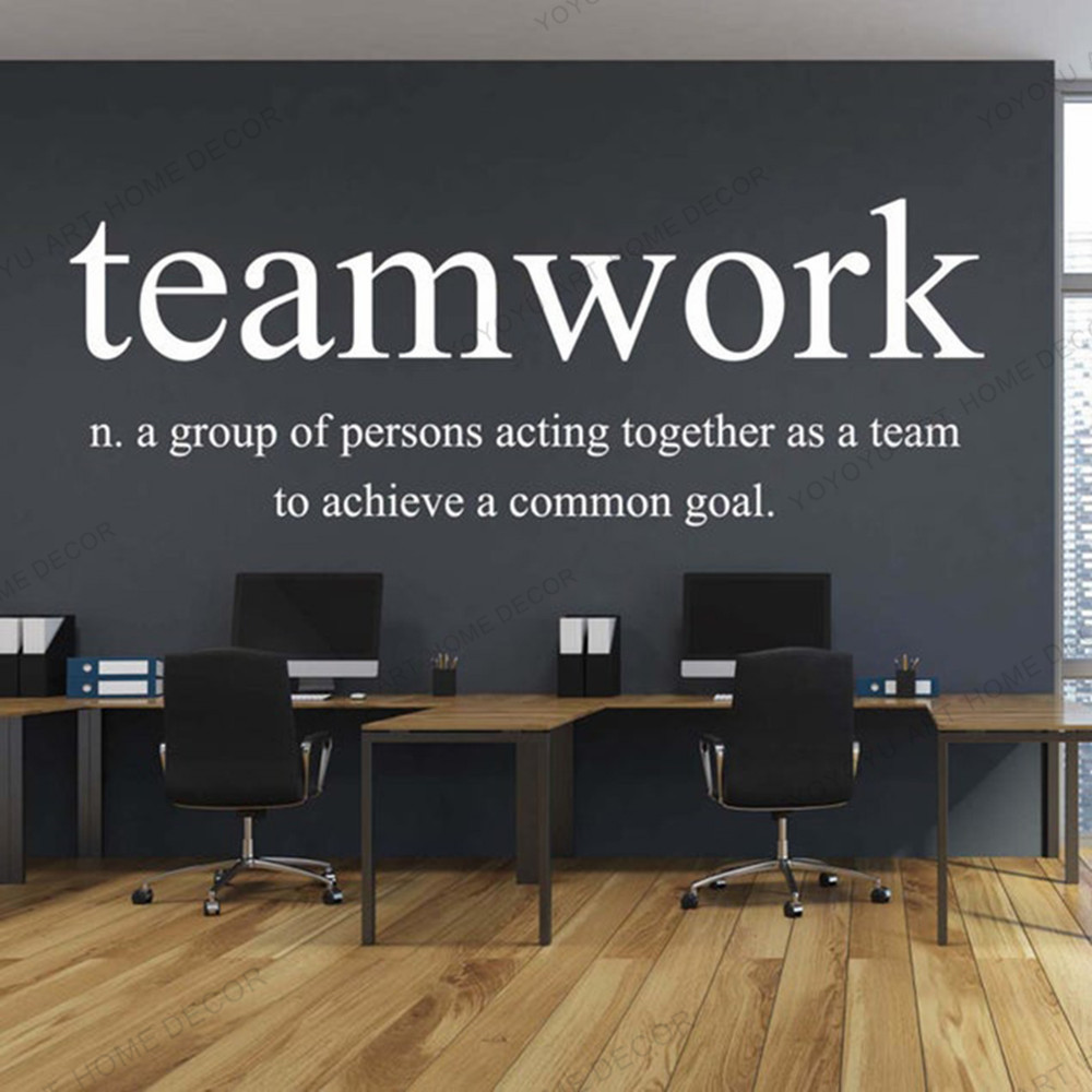 Teamwork Explanation Office Wallpaper Murals Team Work Quotes