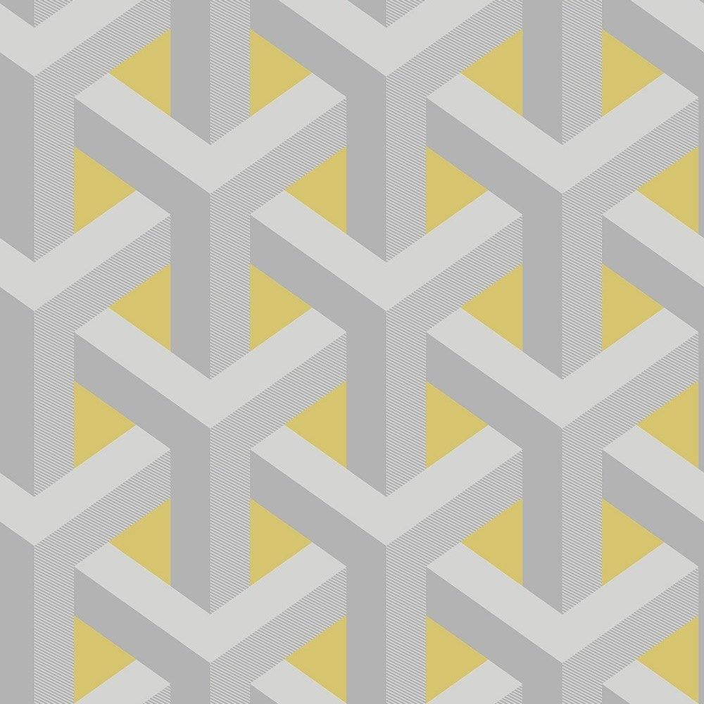 Yellow And Grey Wallpaper
