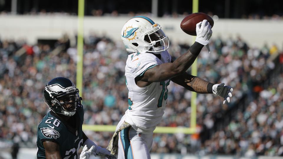 Miami Dolphins Jarvis Landry Catches Tipped Pass For Td Nfl Si