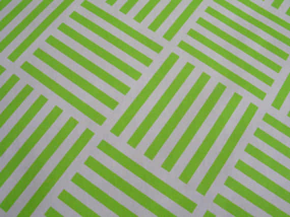 Bright Neon Green Geometric Pattern Contact Paper by vintage73