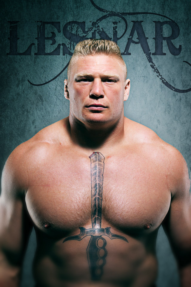  download and MMA fans get this Brock Lesnar wallpaper for 640x960