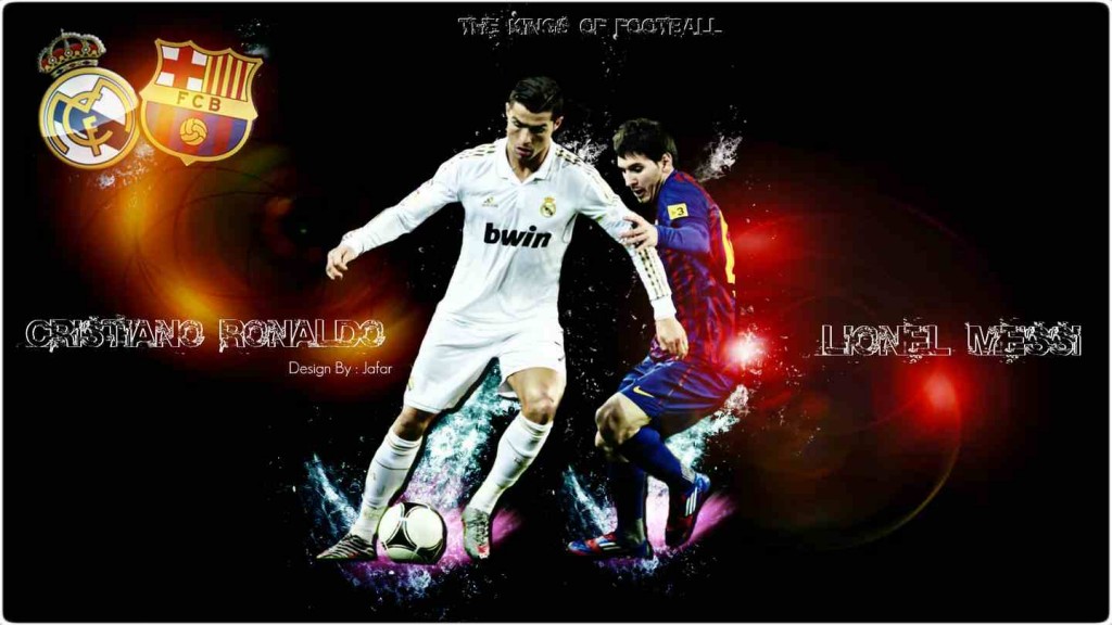 Cristiano Ronaldo Vs Lionel Messi Wallpaper