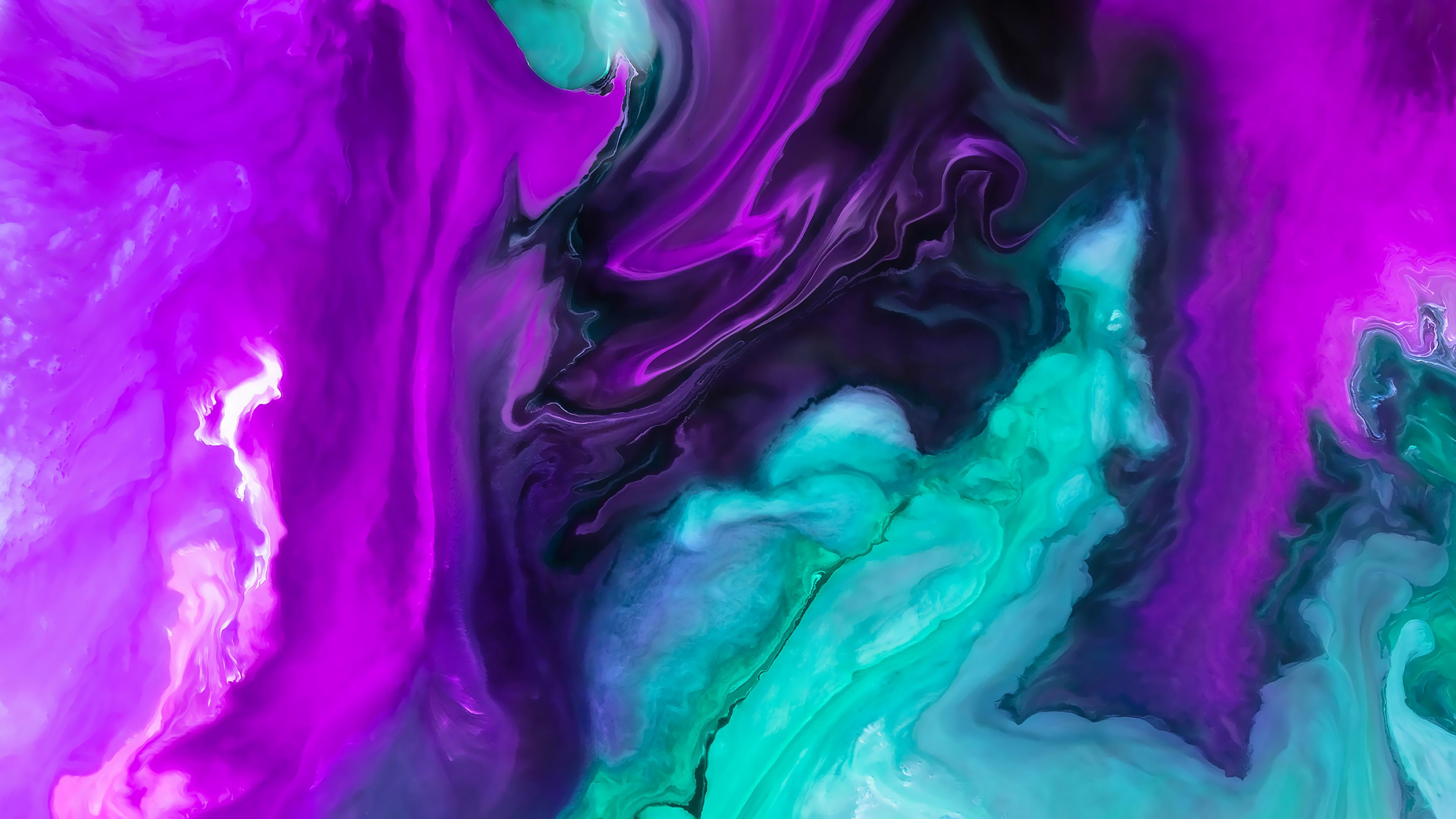 Colorful Abstract Digital Art 4K Wallpaper