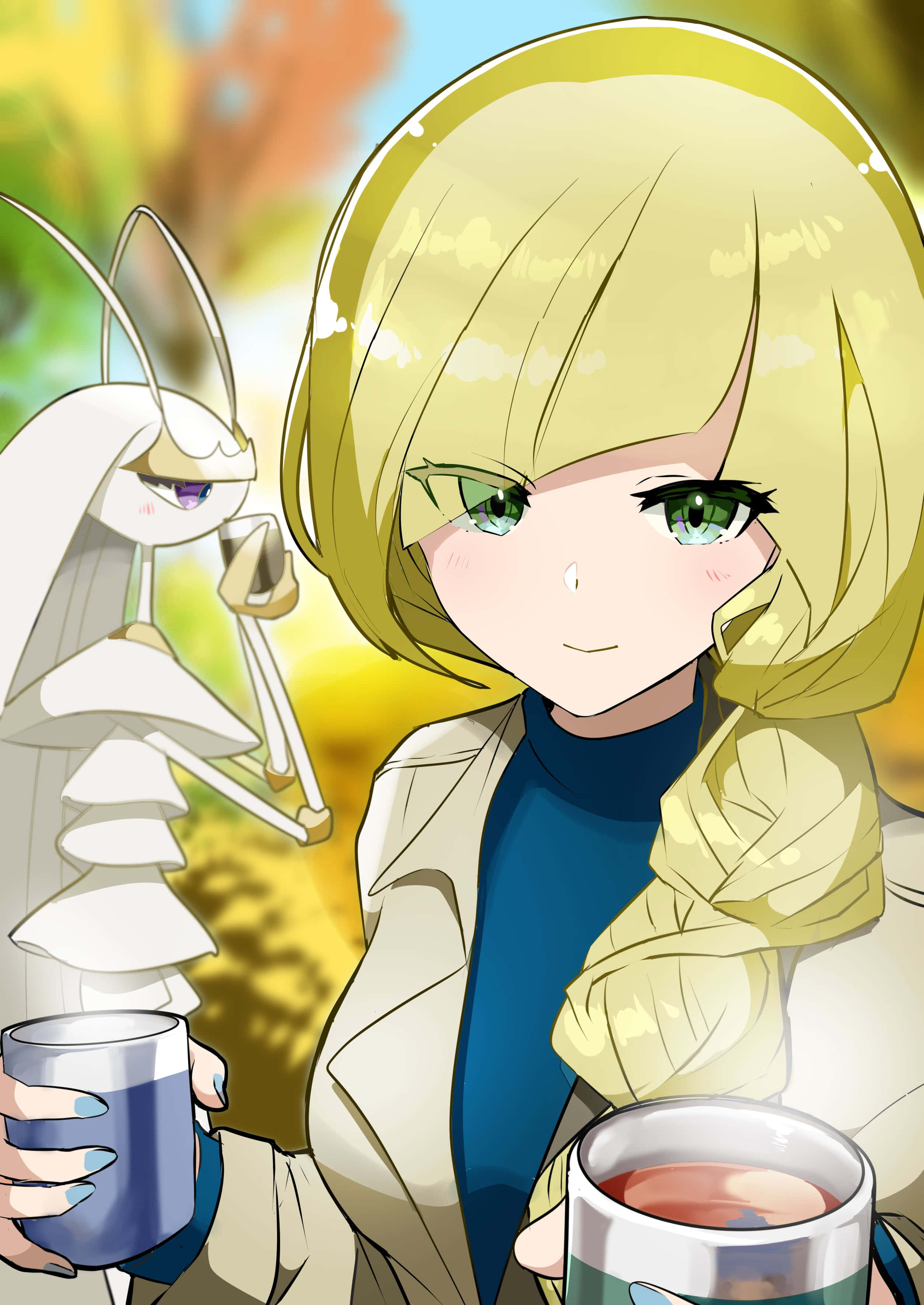 Pheromosa With Pokemon Power Information Wallpaper