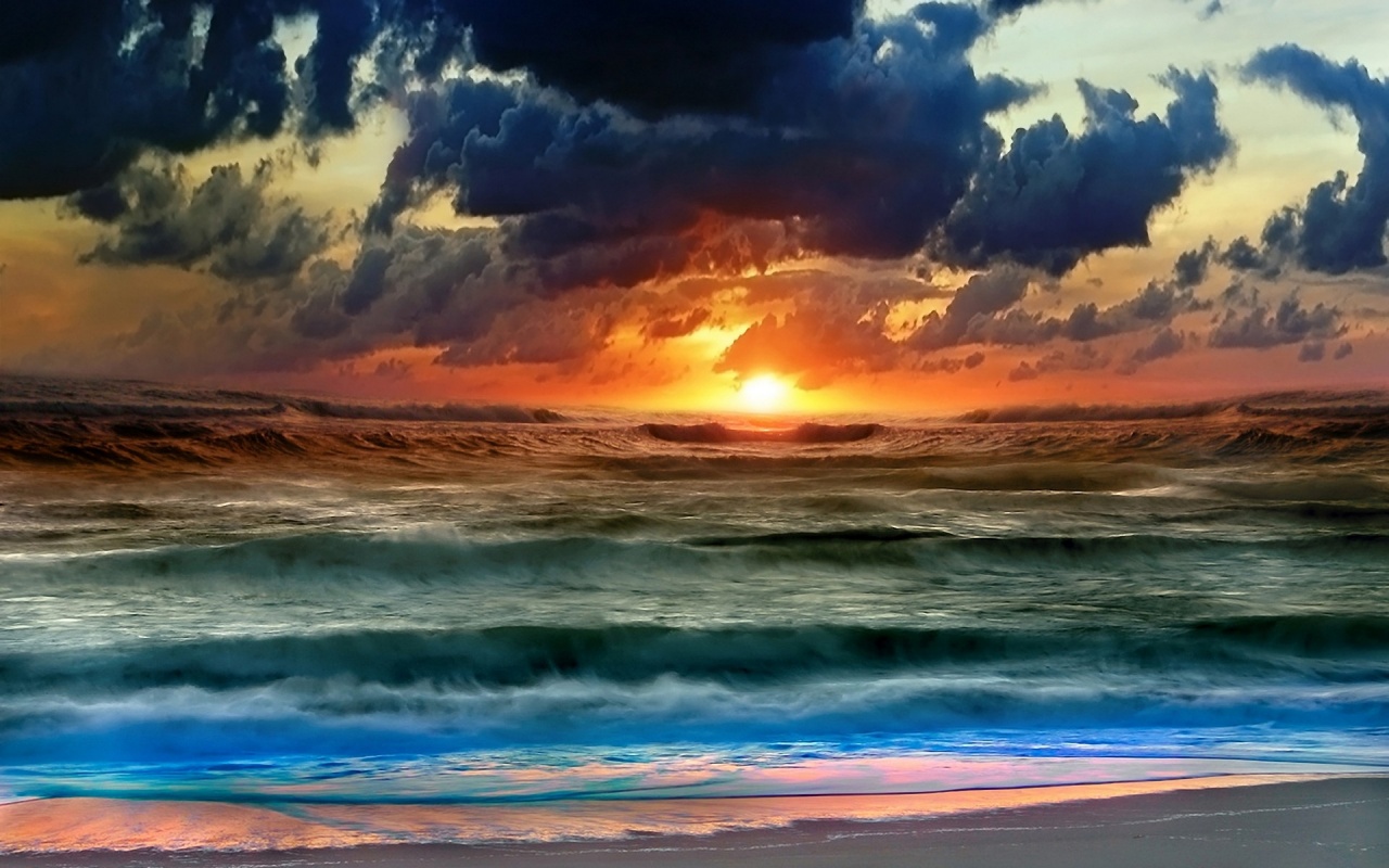 free sunset in sea wallpaper free sunset in sea windows background