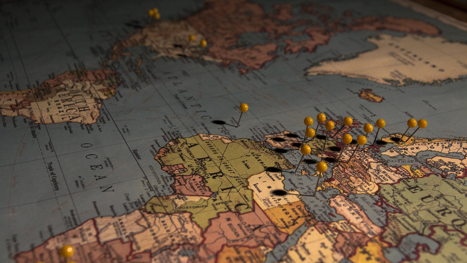 World Map Desktop Wallpaper HD