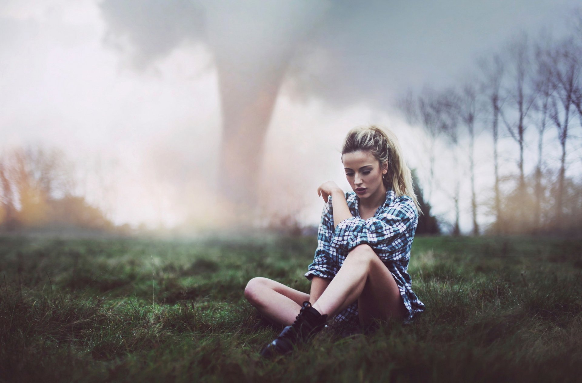 Natural Disaster Disasters Girl Tornado HD