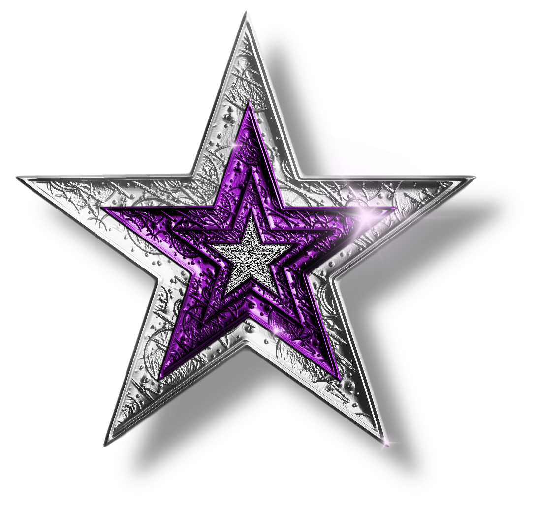 Purple And Silver Stars Wallpaper Star Png By