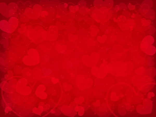 Beautiful Red Heart Background Vector Graphics My Photoshop