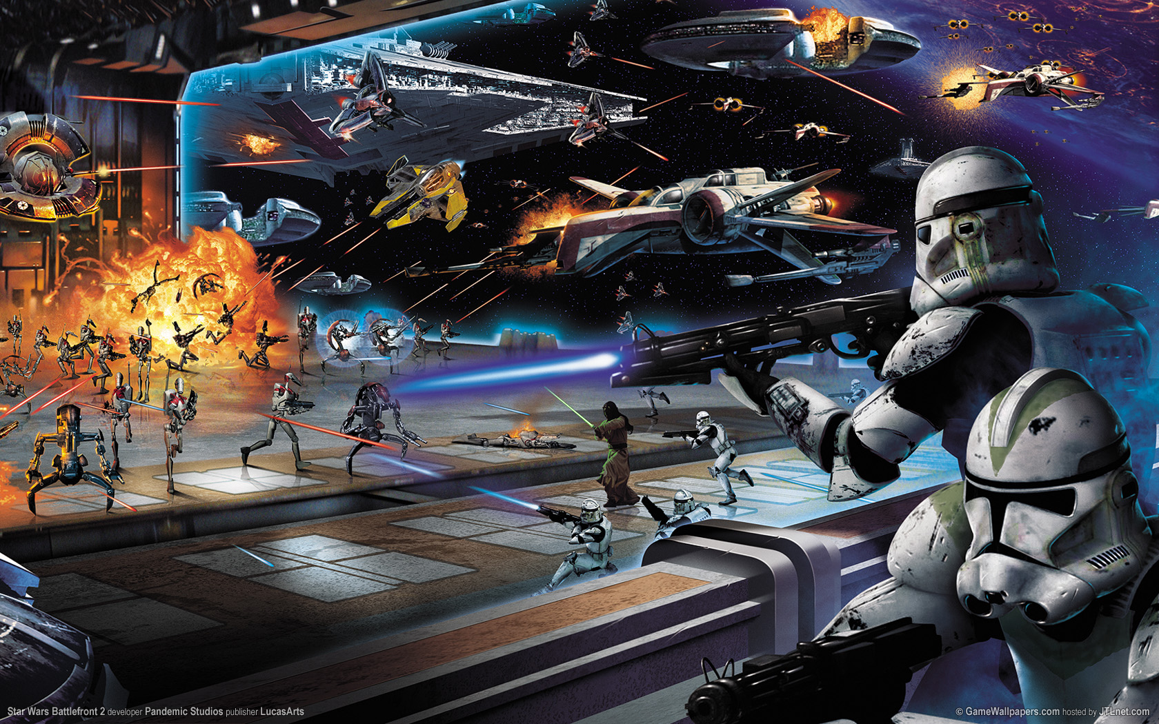 Star Wars Battlefront Battle Game Space Starship