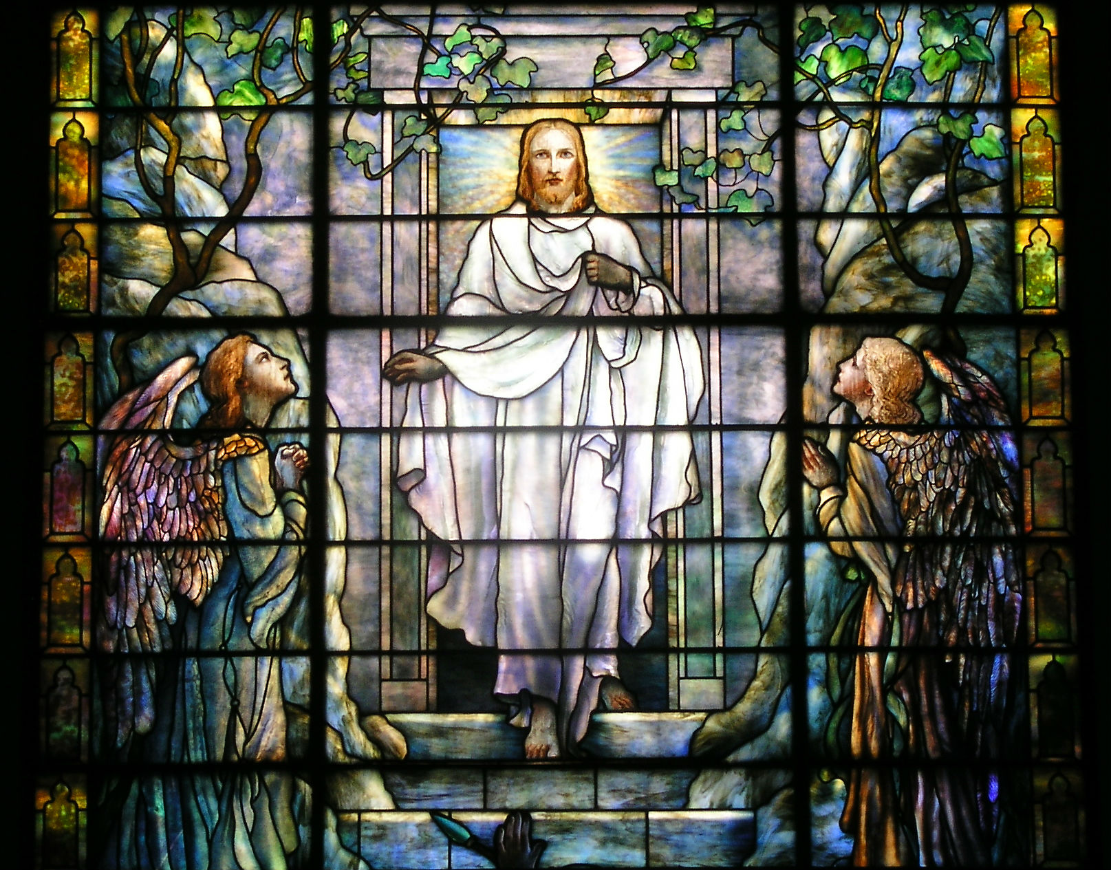 Stained Glass Art Window Religion Df Wallpaper Background