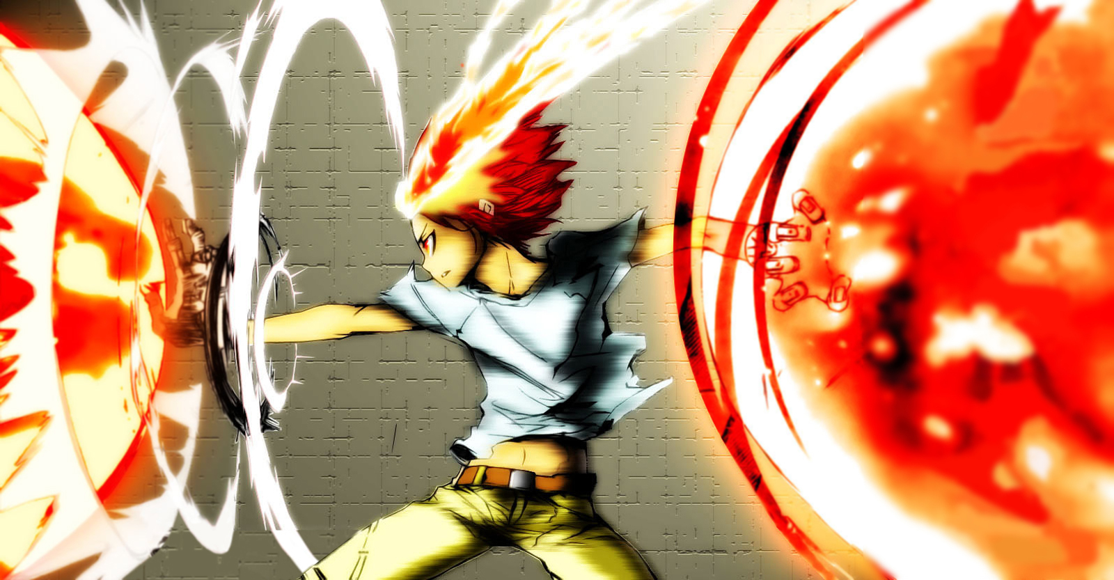 Katekyo Hitman Reborn Tsuna Anime Glove Flame HD Wallpaper Desktop Pc