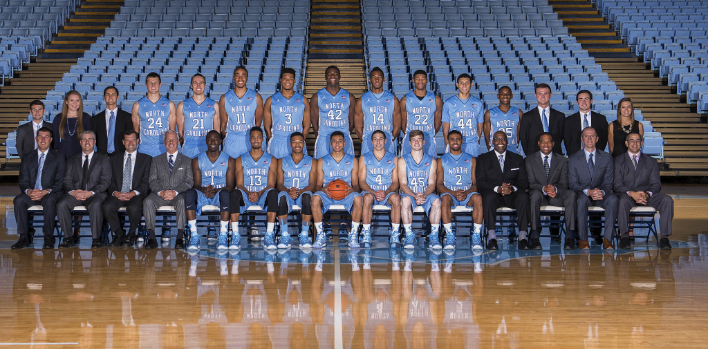 University Of North Carolina Men S Basketball Team Front