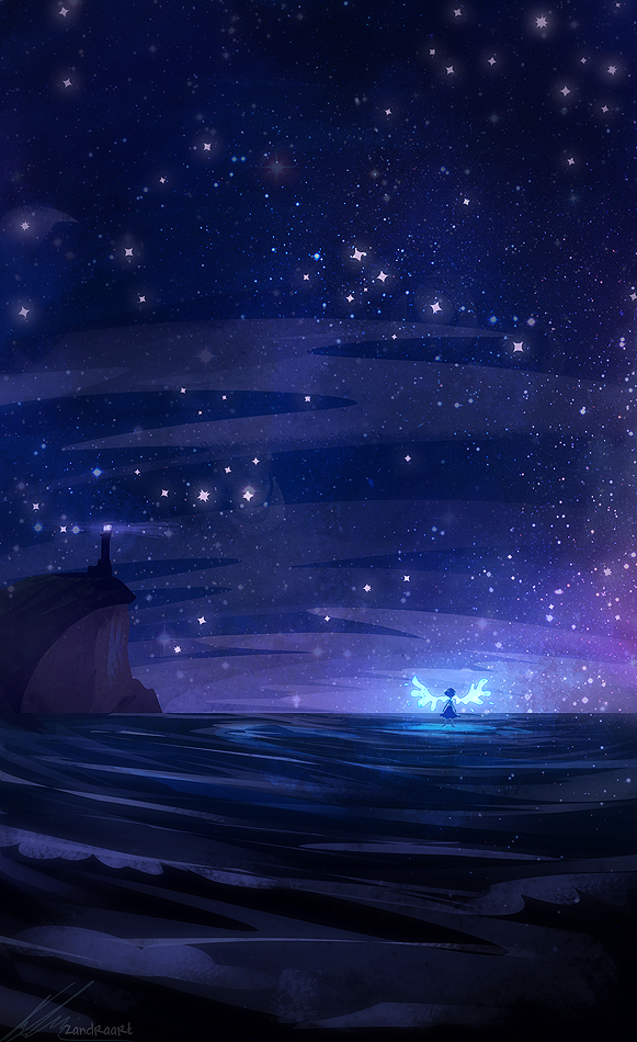 Alone At Sea Steven Universe Wallpaper Lapis