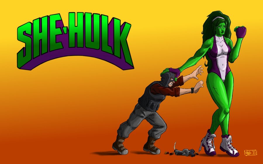 She Hulk Desktop By Graysceal