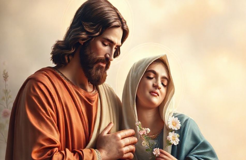 Jesus And Mary Wallpaper