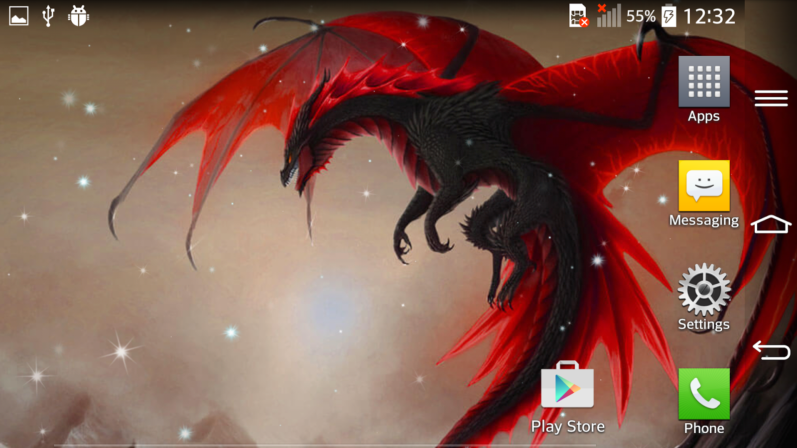 Dragon Live Wallpaper Screenshot