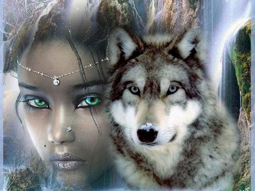 Wolf Girl Wallpaper To Your Cell Phone Indians Native American
