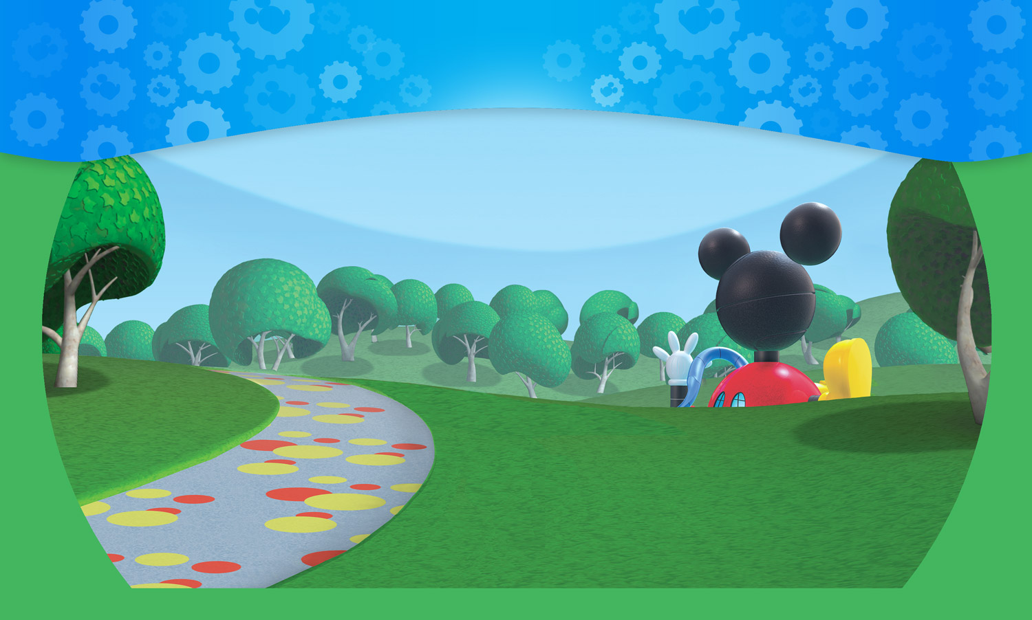 Mickey Mouse Clubhouse House Wallpaper