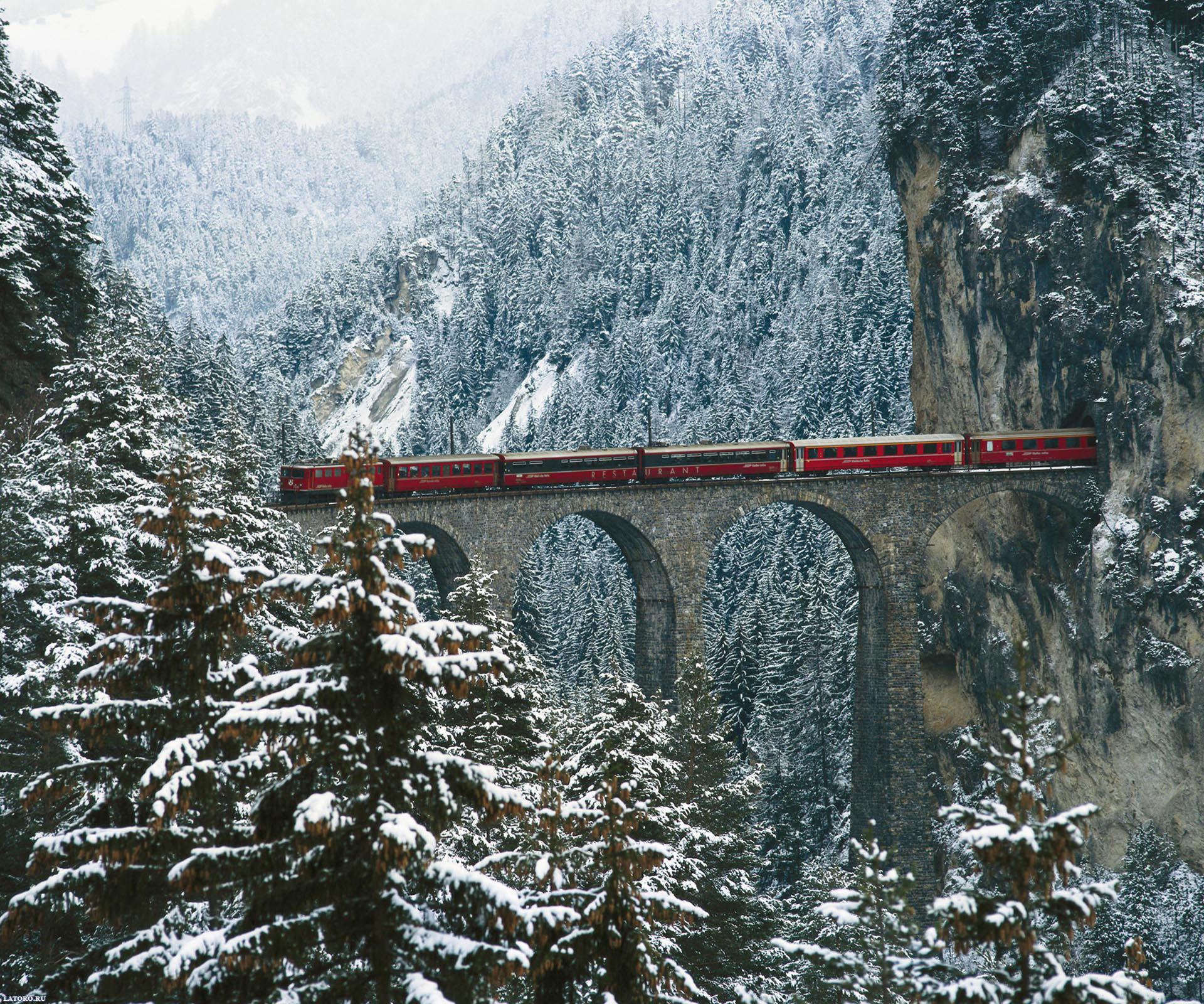 Train In The Switzerland Desktop Wallpaper On Latoro HD