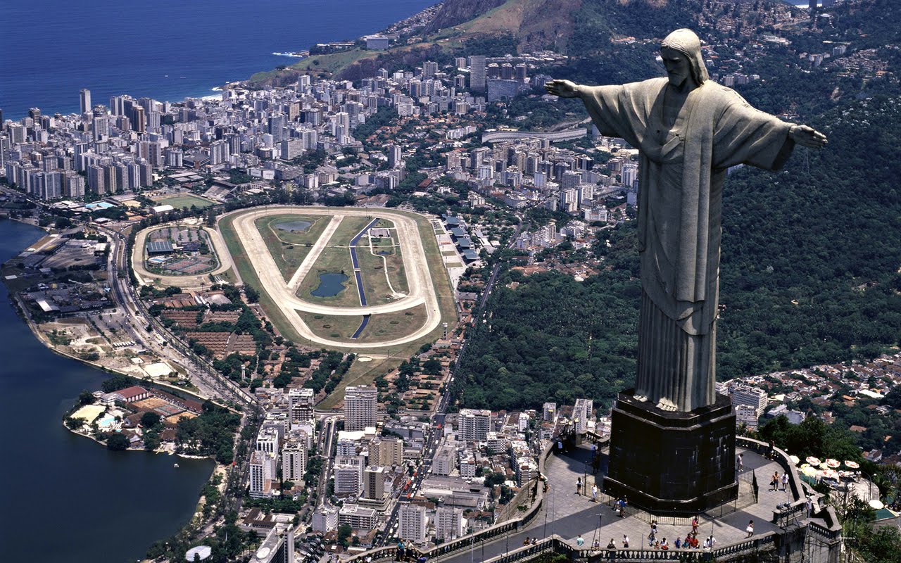 Statue Of Jesus Rio De Janeiro HD Desktop Wallpaper