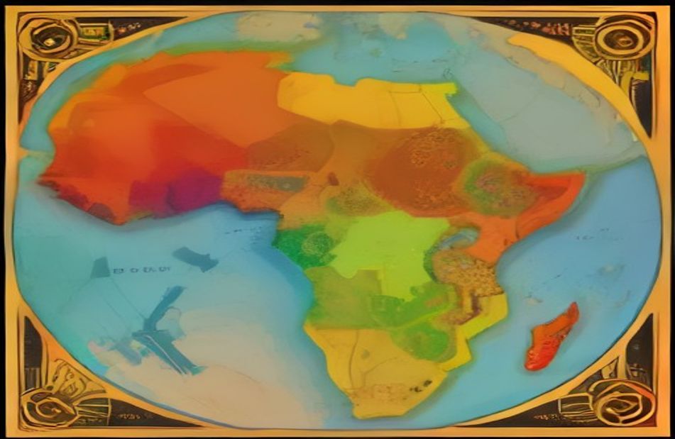 Africa Map Wallpaper