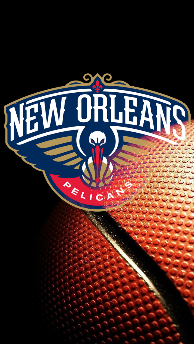 New Orleans Pelicans Logo iPhone Wallpaper
