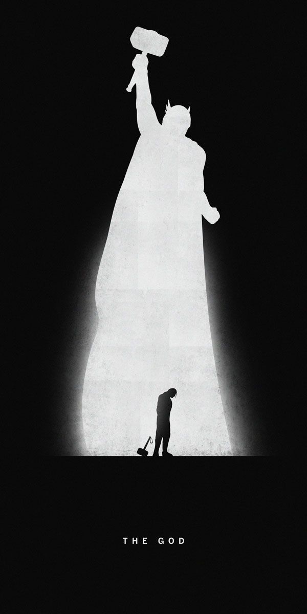 Silhouettes Of Superheroes Reveal Their Past And Present Part Ii