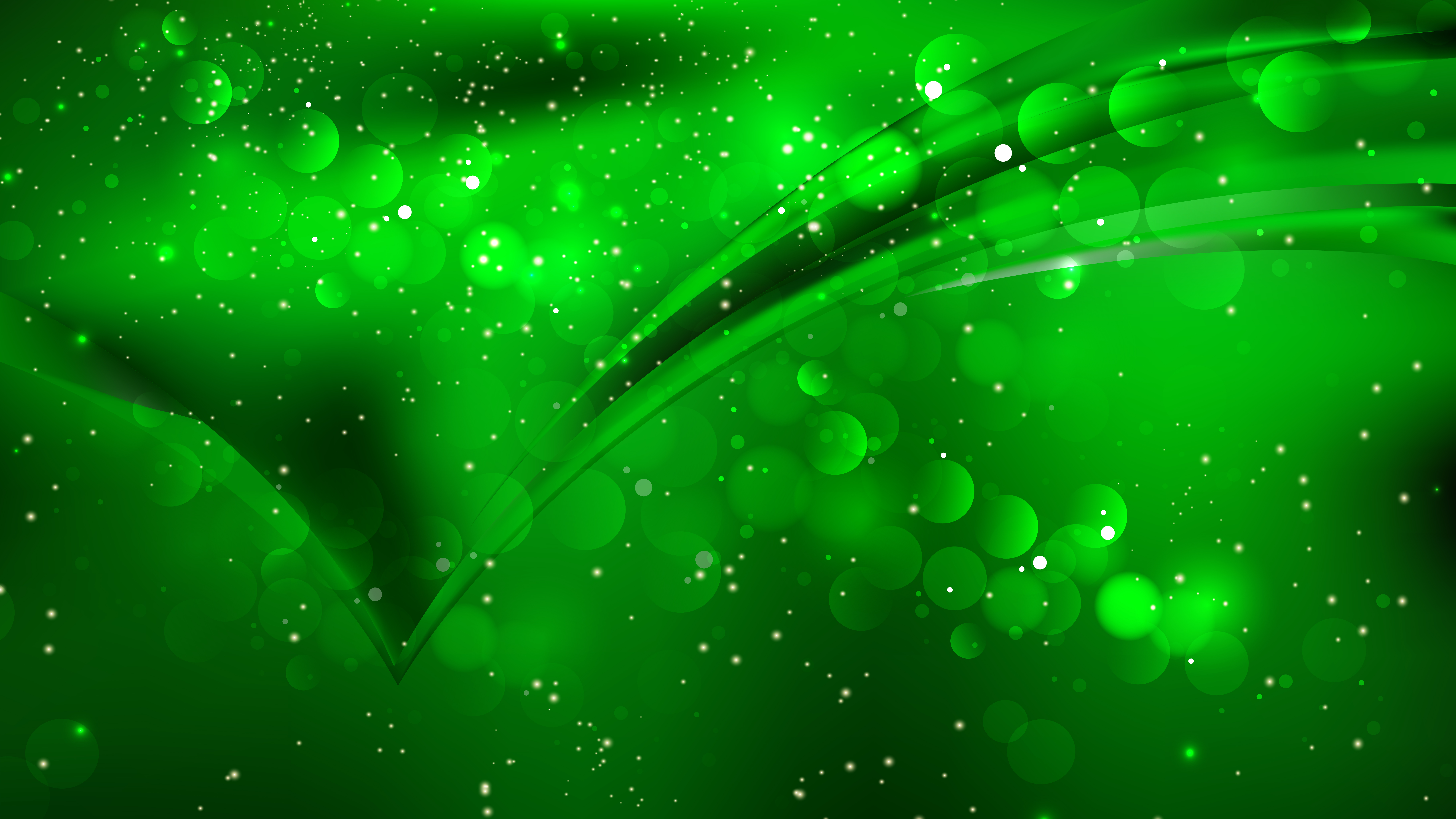 Abstract Dark Green Defocused Background Image