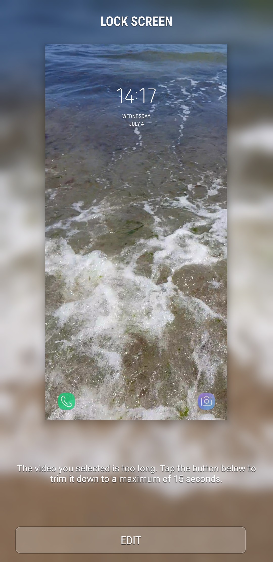 How To Set A Video As Lock Screen Wallpaper On Samsung Galaxy S8