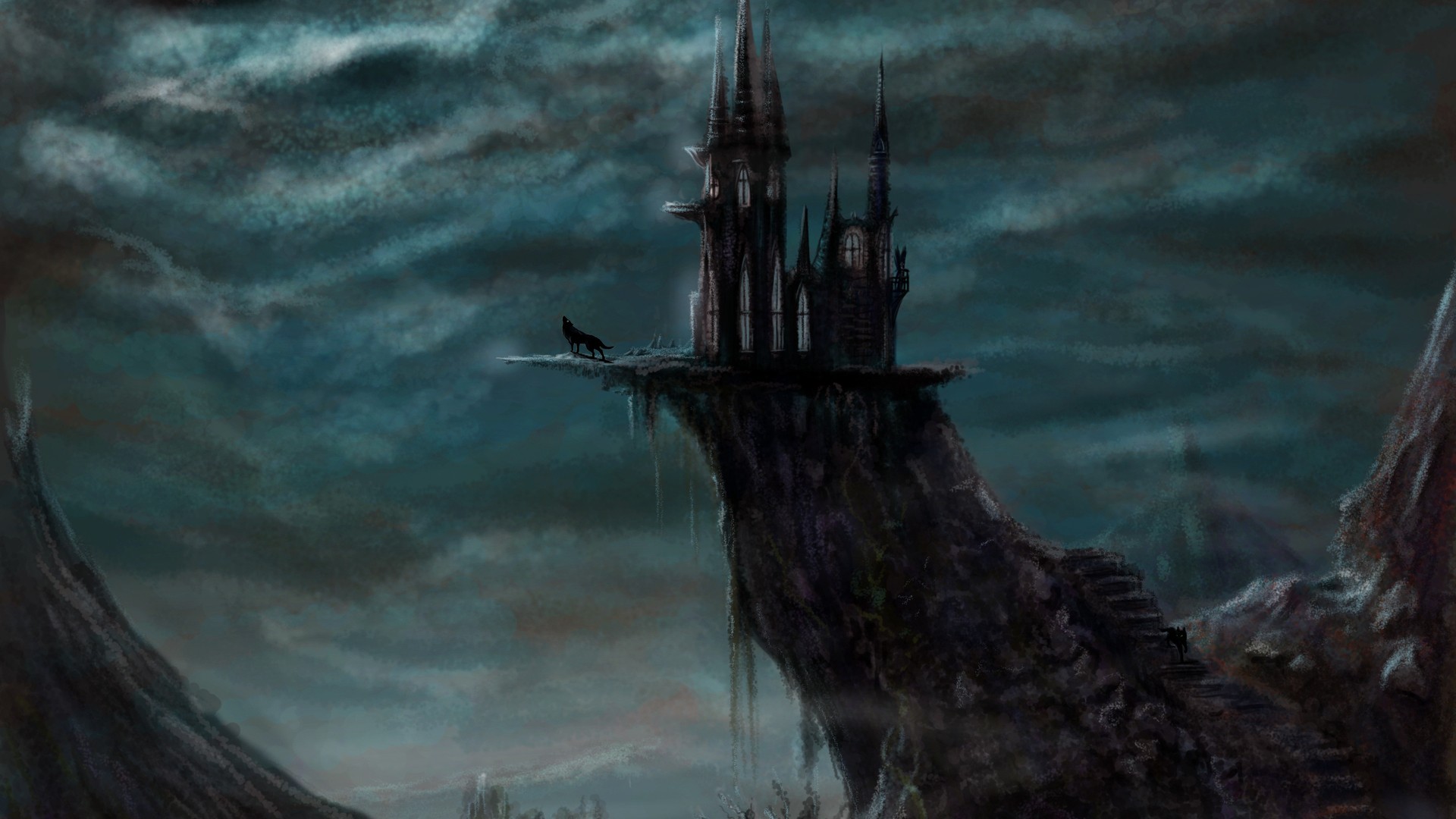 Castle Is Eerie Google Themes Wallpaper